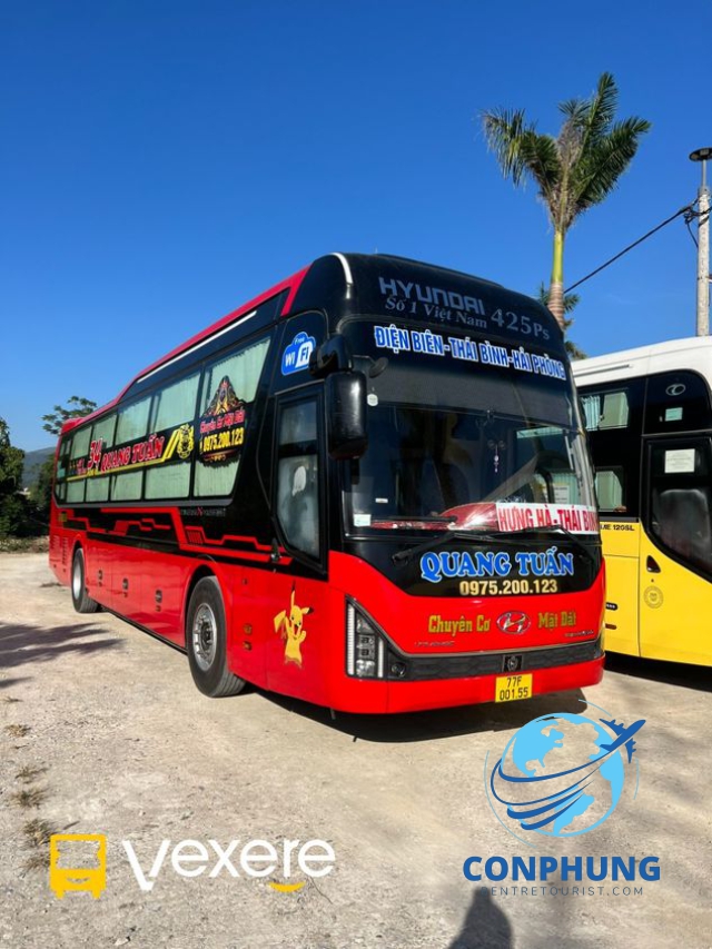 Xe Quang Tuấn (Điện Biên) tuyến Điện Biên - Hà Nội Xe Quang Tuấn (Điện Biên) tuyến Điện Biên - Hà Nội