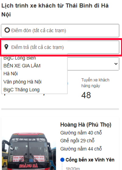 Ảnh minh họa lọc điểm trả