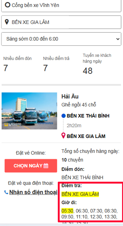 Ảnh minh họa lọc tiêu chí phù hợp